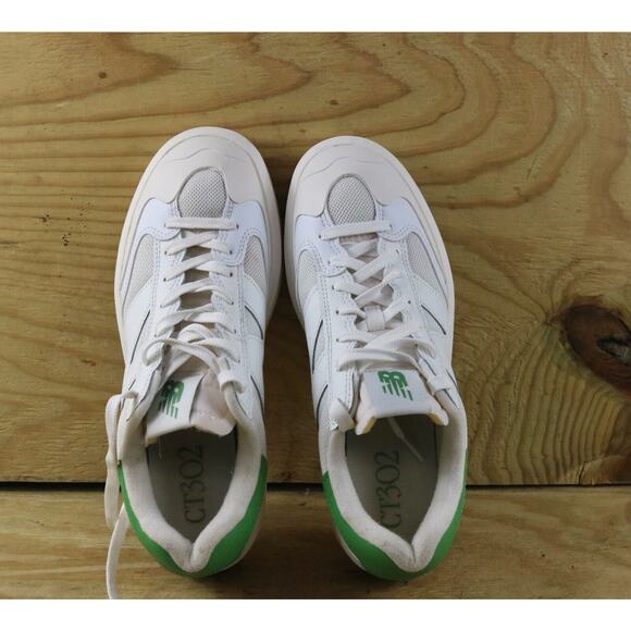 New Balance 9.5D White Green Leather The Intelligent Choice CT302 - Picture 5 of 8